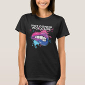 Not Gonna Pick a Side Bisexual Pride Bisexuality L Tシャツ (正面)
