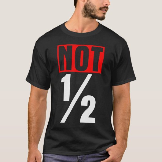 Not Half - ダーク Tシャツ (正面)