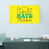 Not Hateメッセージデザイン 横断幕 (トレードショー)