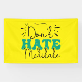 Not Hateメッセージデザイン 横断幕