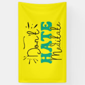 Not Hateメッセージデザイン 横断幕 (縦)