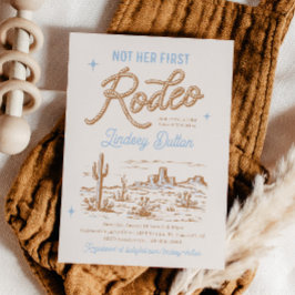 Not Her First Rodeoベビーシャワー招待状 招待状