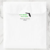 Not Here Not Nowシール ラウンドシール (バッグ)
