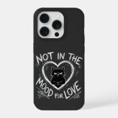 Not In The Mood For Love Grumpy Cat Sarcastic iPhoneケース (裏面)