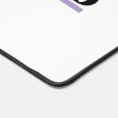 Not Interested Large Retro Typographic  デスクマット (コーナー)