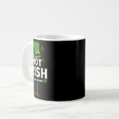 Not Irish But Supportive Fun Irish Pub Crawl St Pa コーヒーマグカップ (正面左)