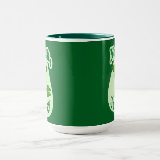 Not Irish Just Lucky St Patrick’s Day - caneca マグカップ (中央)