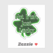 Not Irish Just Lucky St. Patrick's Day シール (シート)