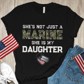 Not Just A Marine My Daughter Military Custom Name Tシャツ