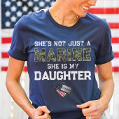 Not Just A Marine My Daughter Military Custom Name Tシャツ