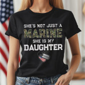 Not Just A Marine My Daughter Military Custom Name Tシャツ