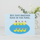Not Just Another Duck in the Pond Graduation 招待状 (スタンド正面)