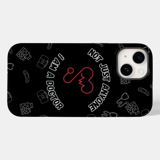 Not Just Anyone - IPhone Case医師 Case-Mate iPhoneケース (裏面 (横))