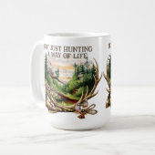 Not Just Hunting — A Way of Life コーヒーマグカップ (正面左)