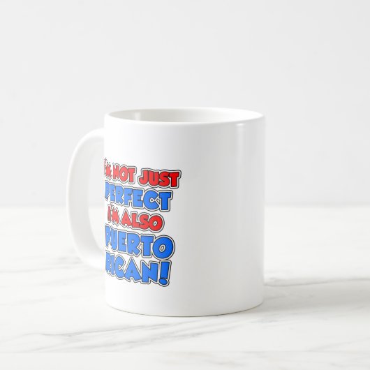 Not Just Perfectプエルトリカマグ コーヒーマグカップ (正面左)