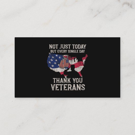 Not Just Today But Every Single Day Thank You Vete 名刺 (裏面)