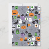 Not Kids不気味 Halloween Birthday Party 招待状 (裏面)