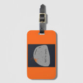 Not Lonly荷物おもしろいタグ ラゲッジタグ (正面縦)