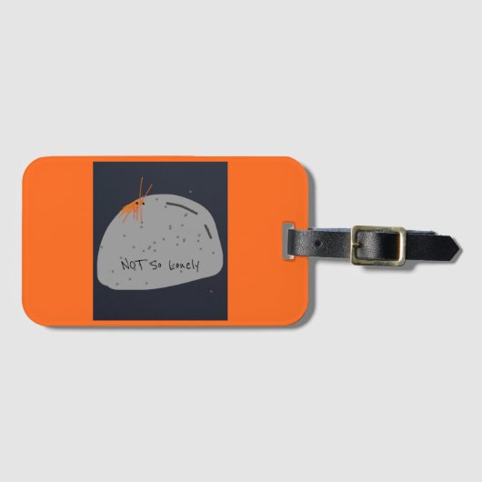 Not Lonly荷物おもしろいタグ ラゲッジタグ (正面横)