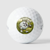 Not Lost I'm Hiding Golf Ball - Funny Personalized ゴルフボール (正面)