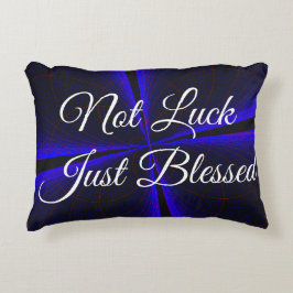 Not Luck Just Blessed Accent Pillow アクセントクッション