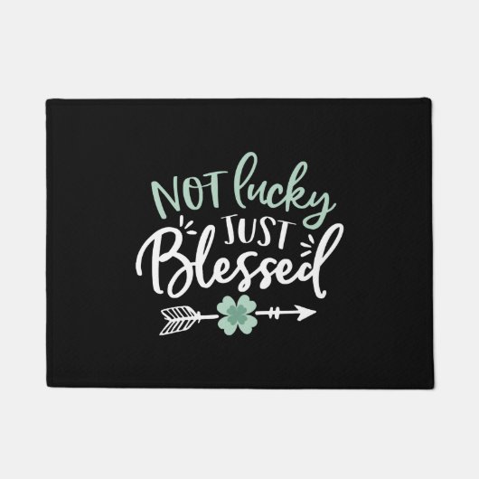 Not Lucky 賛美 JustSt patricks day ドアマット (正面)