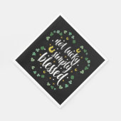 Not Lucky 賛美 Simple St Patrick's Day スタンダードランチョンナプキン (角)