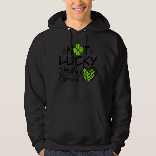 Not Lucky 賛美 Simple St Patricku2019sデイ4 パーカ (正面)