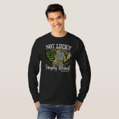 Not Lucky Just 賛美 Leopard Shamrock St Patrick Tシャツ (正面フル)