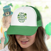 Not Lucky Just Blessed Catholic St. Patrick's Day キャップ