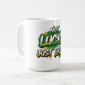 Not Lucky Just Irish St. Patrick's Day コーヒーマグカップ (正面左)