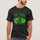 Not Lucky Simply Blessed Christian Shamrock St Pat Tシャツ (正面)