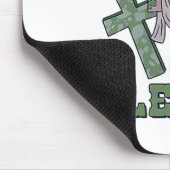 Not Lucky Simply Blessed St Patricks Day Faith Chr マウスパッド (コーナー)