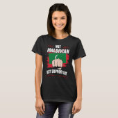 Not Maldivian But Supportive Travel Tourist Maldiv Tシャツ (正面フル)