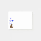 Not Messy Just Creative Fun Balloon Bear Quote ポストイット (正面)