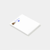 Not Messy Just Creative Fun Balloon Bear Quote ポストイット (アングル)