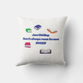 Not MUSH room for more books クッション (裏面)