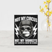 Not My Circus Not My Monkeys But I Definitely Know カード (黄色い花)