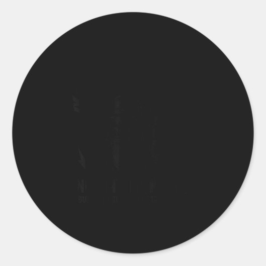 Not My Circus Not My Monkeys But I Definitely Know ラウンドシール (正面)