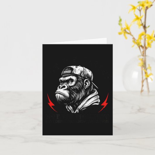 Not My Circus Not My Monkeys I Know All The Clowns カード (黄色い花)