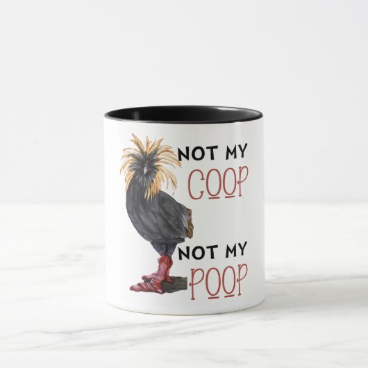 Not My Coop Not Myウンチ マグカップ (中央)