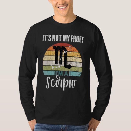 [Not My Fault蠍座〔占星術の〕十二宮図記号] Tシャツ (正面)