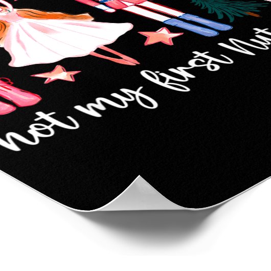 Not My First Nutcracker Ballet Sugar Fairy Plum Fu ポスター (角)