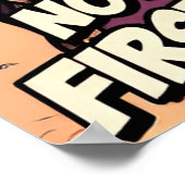 Not My First Rodeo女性のカーボーイポスター – レトロアートプリント ポスター (角)