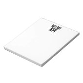 Not My KPI Minimalist Daily Task List Notepad ノートパッド (回転)