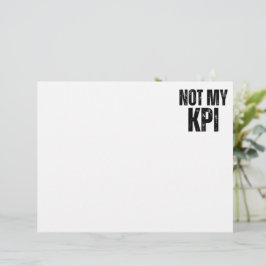 Not My KPI Minimalist Professional Letterhead レターヘッド