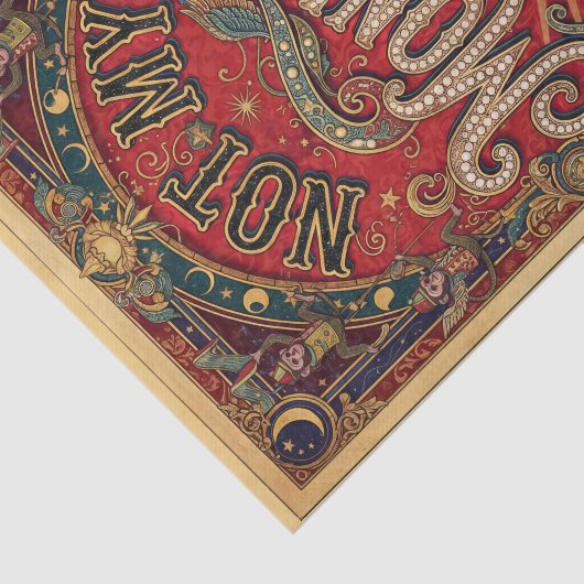 Not My Monkeys! Ringmaster, Red and Gold 薄葉紙 (詳細)