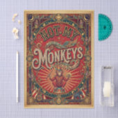 Not My Monkeys! Ringmaster, Red and Gold 薄葉紙 (クラフト)