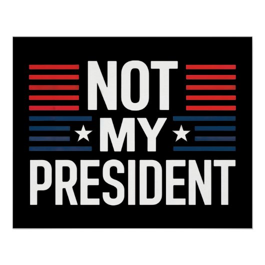 Not My President ポスター (正面)