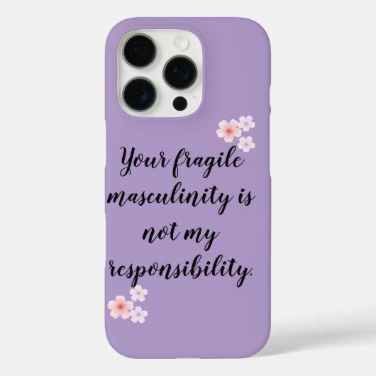 🔥 Not My Responsibility – Bold Feminist Stateme Case-Mate iPhoneケース (裏面)